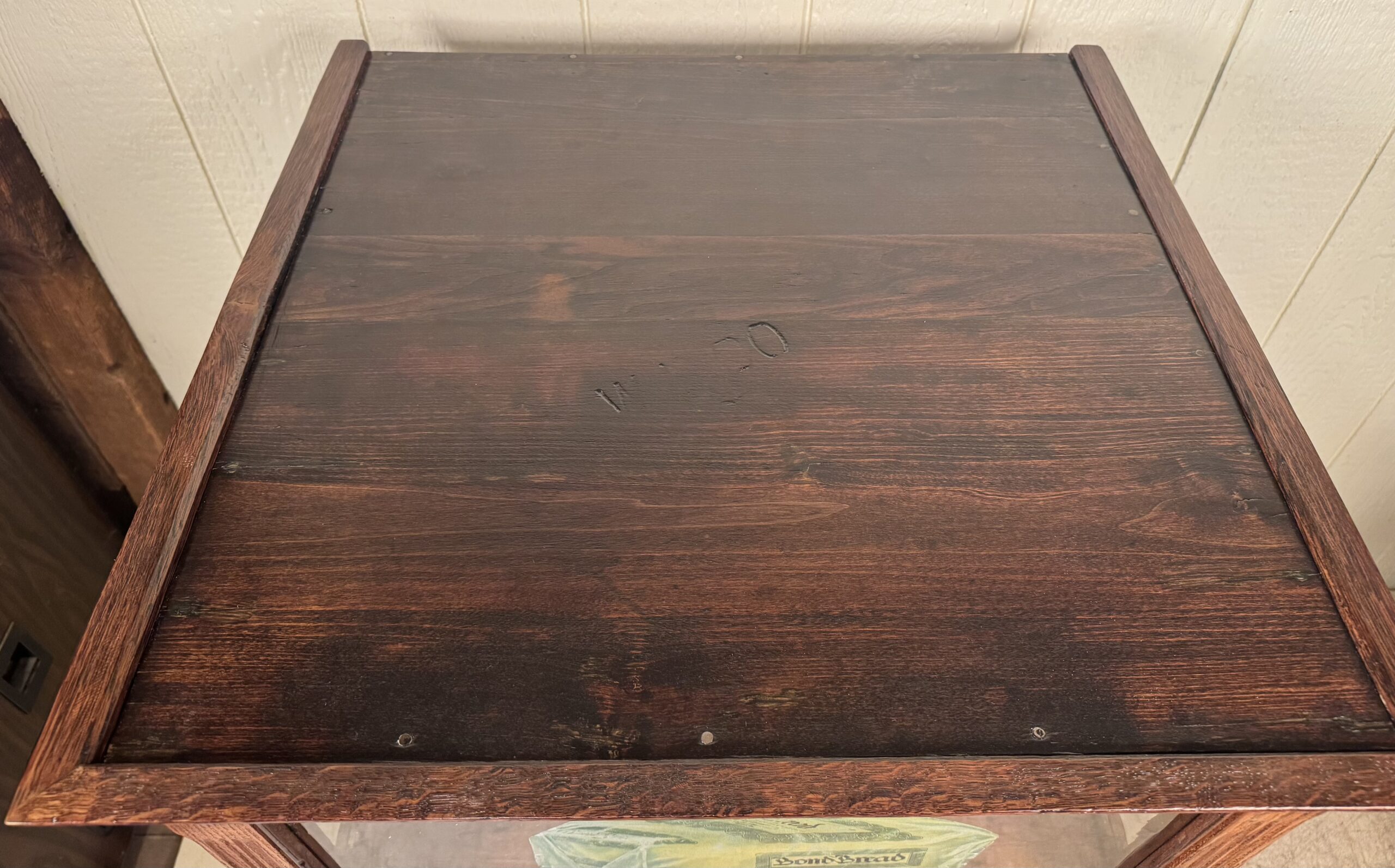 "Bond Bread" Ash Display Cabinet, signed WB & Co. - Image 15