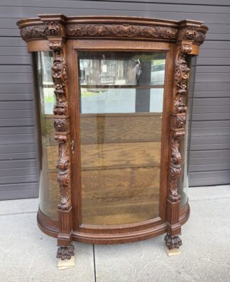 Large Oak China Cabinet