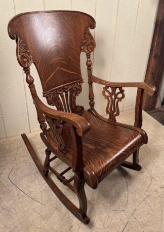Exceptional Oak Rocking Chair